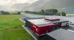 Lugaia manufacturing facility at the headquarters in Raron, Switzerland