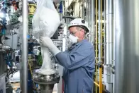 Use of a SafePort TransferBag at a customer